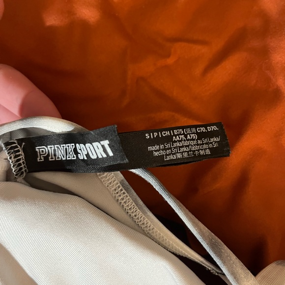 Pink Sport Sports Bra with Padding - Picture 2 of 3